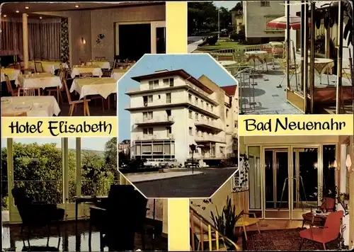 Ak Bad Neuenahr Ahrweiler in Rheinland Pfalz, Hotel Elisabeth