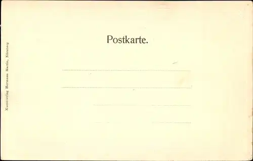 Ak Nürnberg in Mittelfranken, Marktplatz, Wappen