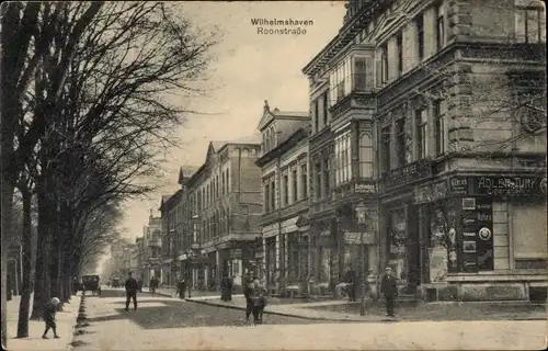 Ak Wilhelmshaven in Niedersachsen, Roonstraße