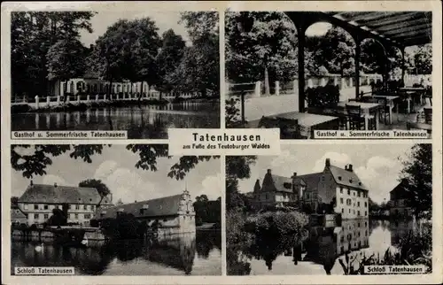 Ak Tatenhausen Bokel Halle in Westfalen, Gasthof, Schloss