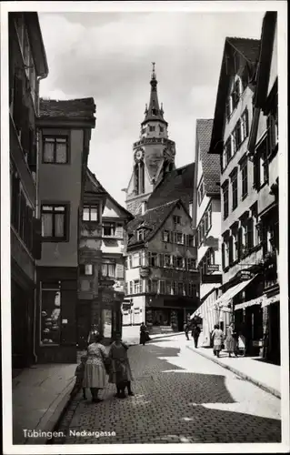 Ak Tübingen am Neckar, Neckargasse