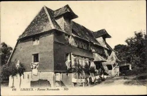 Ak Lisieux Calvados, Ferme Normande