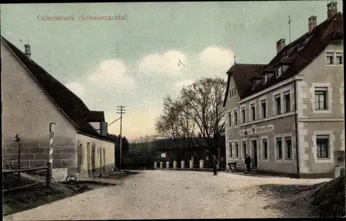 Ak Ochenbruck Schwarzenbruck in Mittelfranken, Gasthaus zum schwarzen Adler