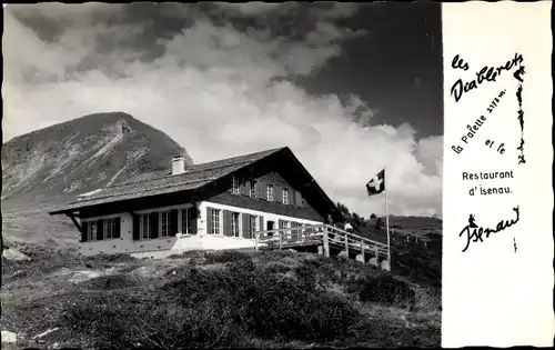 Ak Les Diablerets Kanton Waadt, Restaurant d'Isenau, La Palette