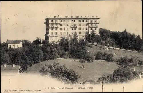 Ak Saint Cergue Kanton Waadt, Grand Hotel