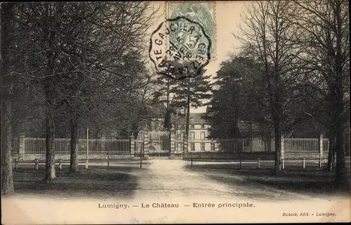 Ak Lumigny Seine et Marne, Le Chateau