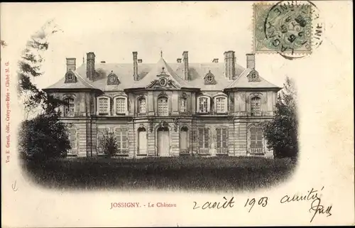 Ak Jossigny Seine-et-Marne, Le Chateau