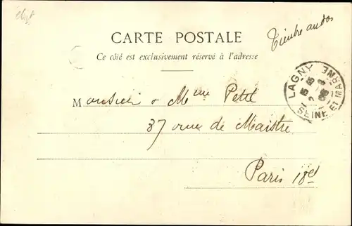 Ak Jossigny Seine-et-Marne, Le Chateau