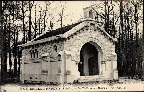 Ak La Chapelle Rablais Seine et Marne, Le Chateau des Moyeux, La Chapelle