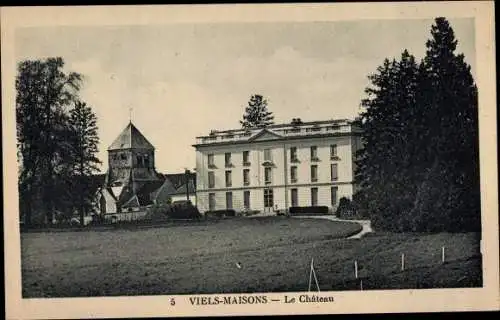 Ak Vieils Maisons Aisne, Le Chateau