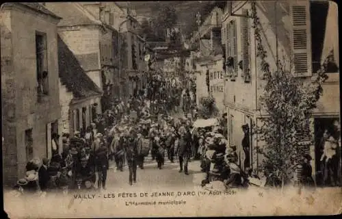 Ak Vailly sur Aisne, Les Fetes de Jeanne d'Arc, L'Harmonie municipale