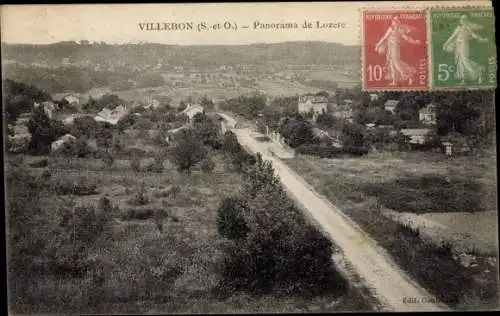 Ak Villebon Essonne, Panorama de Lozere