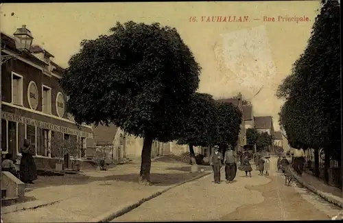 Ak Vauhallan Essonne, Rue Principale