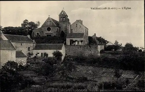 Ak Vauhallan Essonne, L'Eglise