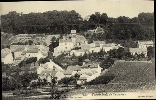 Ak Vauhallan Essonne, Vue generale