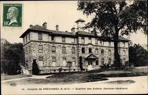 Ak Brévannes Val de Marne, Hospice, Quartier des Enfants