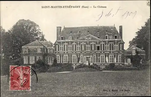 Ak St Martin Etrépagny Eure, Le Chateau