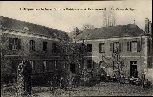 Ak Beaumesnil Eure, La Maison de Repos