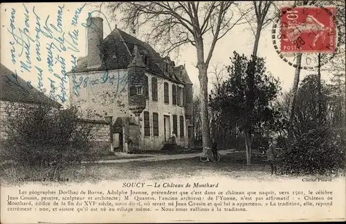 Ak Soucy Yonne, Le Chateau du Monthard