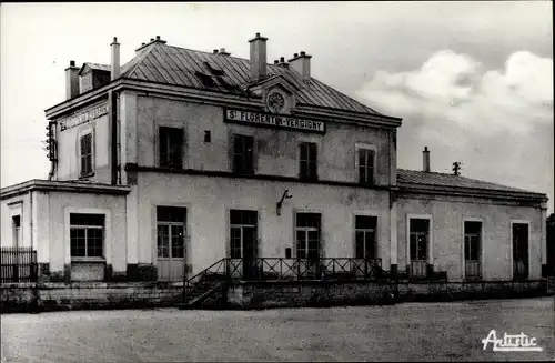 Ak Saint Florentin Vergigny Yonne, La Gare