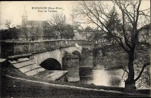 Ak Bourogne Territoire de Belfort, Pont de Vauban