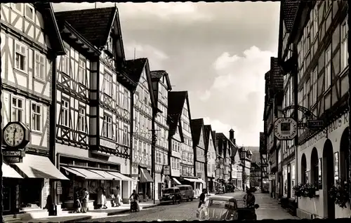 Ak Melsungen in Hessen, Straßenpartie, Hotel