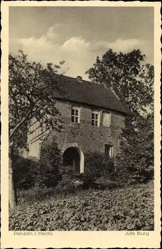 Ak Penzlin in Mecklenburg, alte Burg