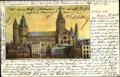 Litho Mainz am Rhein, Dom