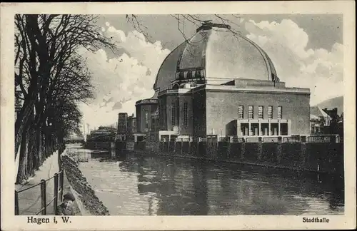 Ak Hagen in Westfalen, Stadthalle