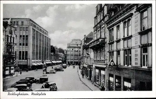 Ak Recklinghausen im Ruhrgebiet, Marktplatz