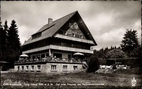 Ak Saig Lenzkirch im Schwarzwald, Café Alpenblick