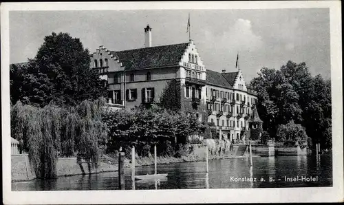 Ak Konstanz am Bodensee, Insel Hotel