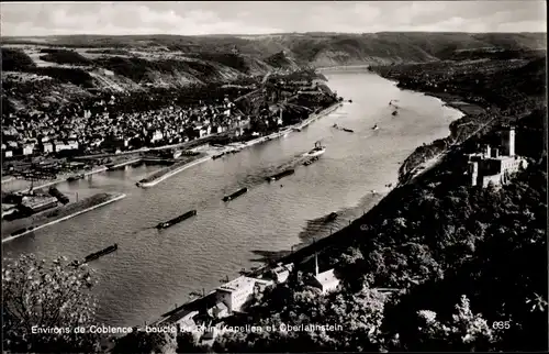 Ak Koblenz am Rhein, Panorama, Kapellen, Oberlahnstein