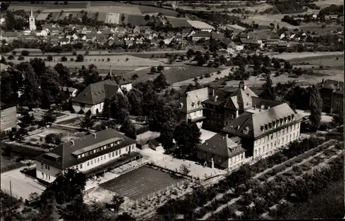 Ak Nieder Ramstadt Mühltal im Odenwald, Panorama, Fliegeraufnahme