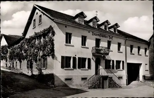 Ak Nieder Beerbach Mühltal im Odenwald, Panorama, Gasthaus Darmstädter Hof