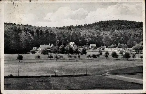 Ak Trautheim Mühltal im Odenwald Hessen, Ev. Frauenerholungsheim, Villenkolonie