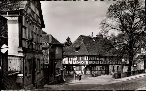 Ak Nieder Ramstadt Mühltal im Odenwald, An der Linde