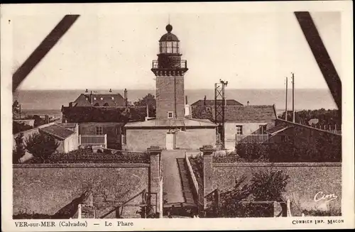 Ak Ver sur Mer Calvados, Le Phare