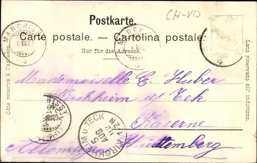 Ak Marchissy Kanton Waadt, Temple