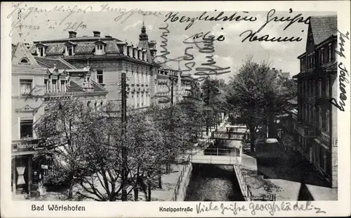 Ak Bad Wörishofen im Unterallgäu, Kneippstraße