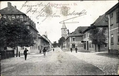 Ak Hildburghausen in Thüringen, Bismarckstraße