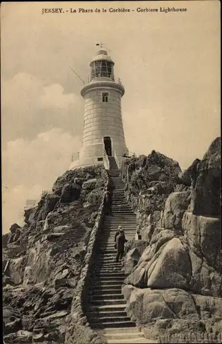 Ak Kanalinsel Jersey, Phare de la Corbiere, Corbiere Lighthouse