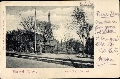 Ak Halfton Montreal Québec Kanada, Christ Church Cathedral