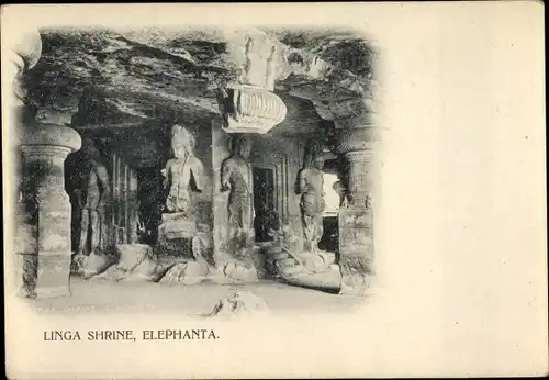 Ak Navi Mumbai Indien, Elephanta, Linga Shrine