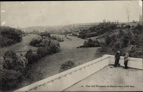 Ak Vosges Frankreich, Vue des Terrasses du Sanatoriun