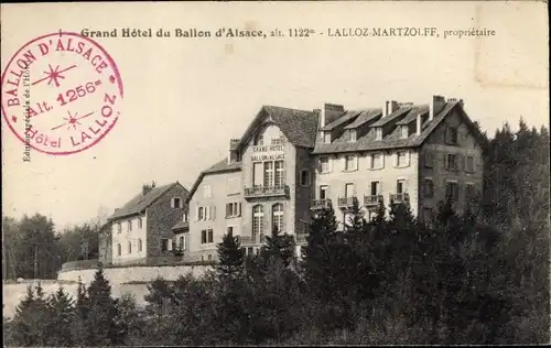 Ak Ballon d'Alsace Vosges, Grand Hotel