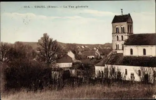 Ak Urcel Aisne, Vue generale