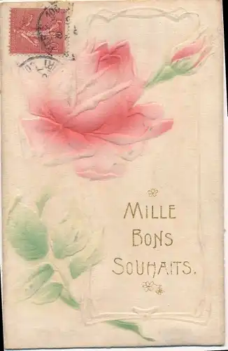 Relief Litho Mille Bons Souhaits, Rosen