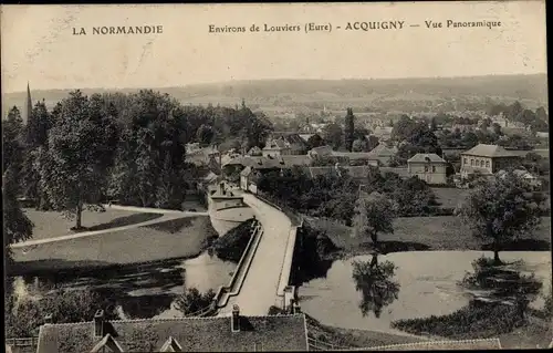 Ak Acquigny Eure, Vue Panoramique