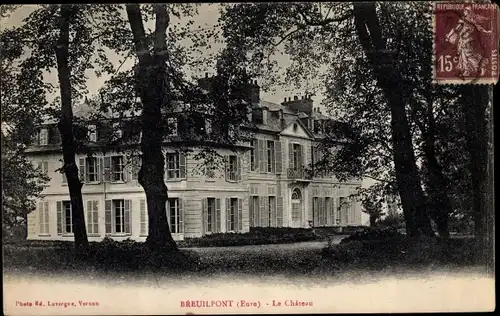 Ak Breuilpont Eure, Le Chateau
